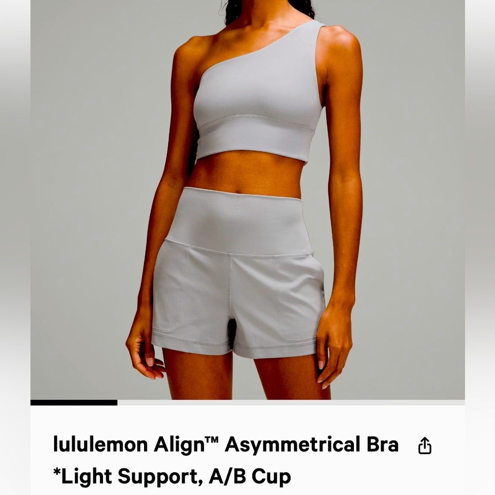 Lululemon asymmetrical sports bra